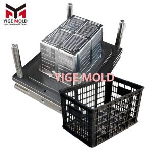 Plastic crate mold test video