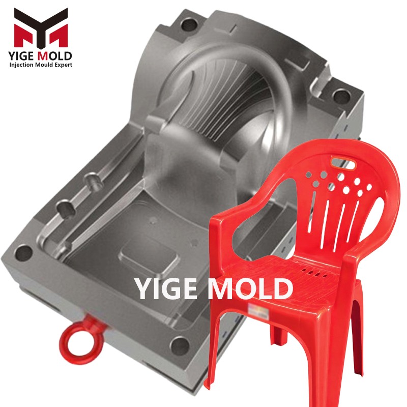 Integral molded plastic chair mould Integral molded plastic chair mould