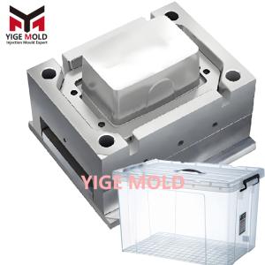 Transparent storage box mold