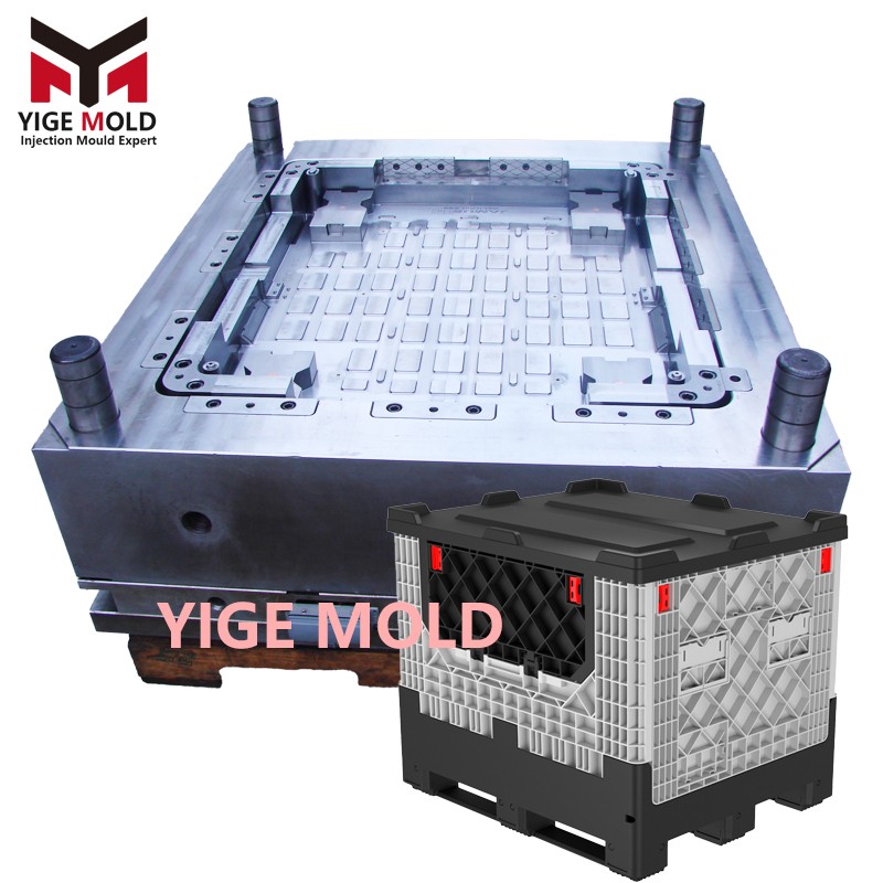Injection Mold for Crate with Pallet Base Injection Mold for Crate with Pallet Base
