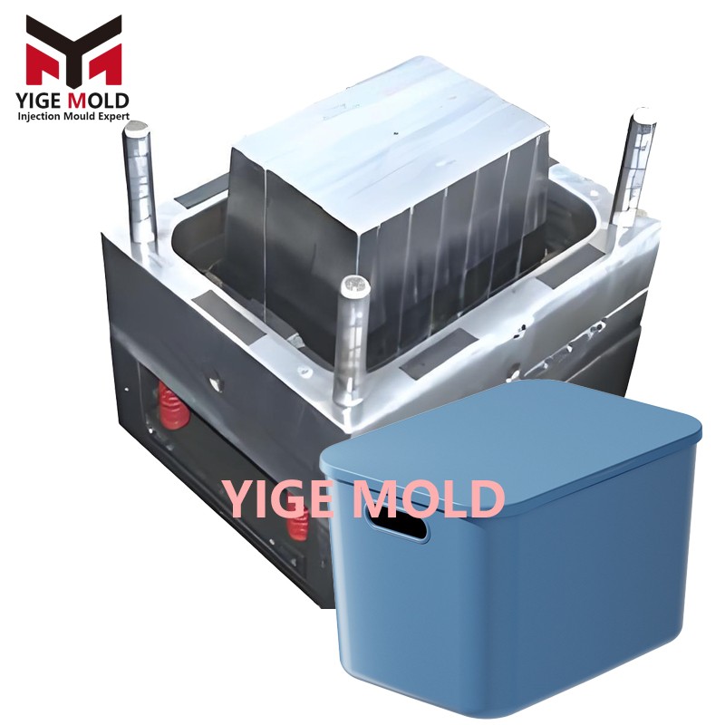 Molde de caja de almacenamiento de juguetes Molde de caja de almacenamiento de juguetes