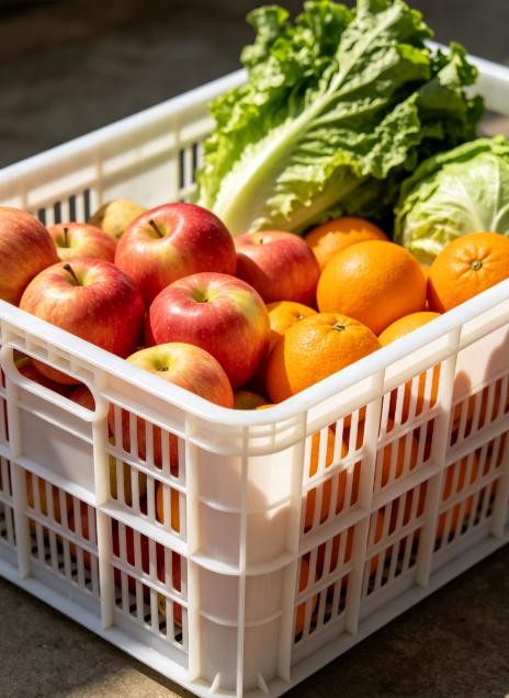 Molde de caja transportadora para frutas y hortalizas Molde de caja transportadora para frutas y hortalizas