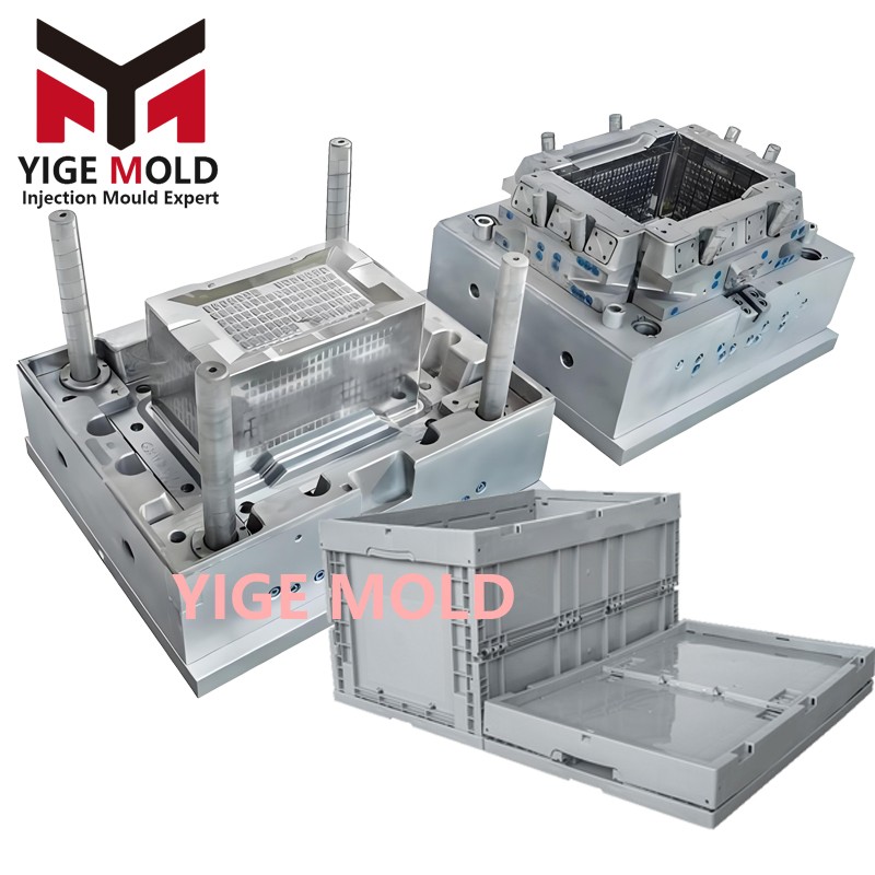 Molde para caja plegable retornable Molde para caja plegable retornable