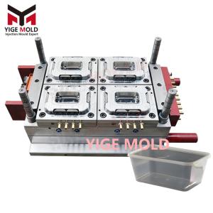 Molde de inyección para caja de comida desechable